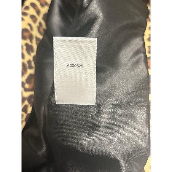 Rachel Zoe Leopard Print Blazer Medium Polyester/Spandex Blend - Picture 7 of 9